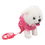 Electronic Plush Dog Interactive Puppy Singing Walking Toy with Remote Control Leash Kids Toddler V1294-YM0521-3115230020711