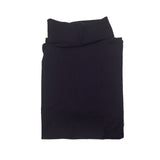 Ladies SKIVVY Womens Long Sleeve Plain Top Warm Turtleneck Cotton High Neck in Black V563-BR-LSKIVV-BLK-XXL