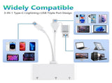 Multi-Card Reader for Android Devices, TF SD Memory Card Adapter USB V1263-JX-4736