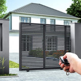 LockMaster Electric Sliding Gate Opener 1200KG With Hardware Kit 4M Rail GO-DSR1200-SV-RX2