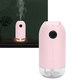 500ml Mini Air Humidifier Portable USB Rechargeable Mist Fogger Maker with Night LightPink V1294-YM0901-3113200175712