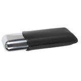 Cigar Case Holder Portable Leather 2 Holder Cigar Case with Stainless Steel Tube for Outdoor Travel V1294-YM0703-3117230048512