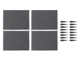 Stepping Stone with Ground Stakes Polypropylene Resin Weatherproof Garden Dcor Stepping Stone for V1294-YM0901-3111240179011