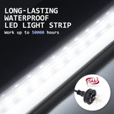 2 Set LED Wall Mirror Round Anti-Fog Bathroom 70cm V274-FT-BM-LEDR-70-X2