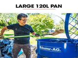 BAUMR-AG 120L Forced Action Pan Mixer, 1500W Electric Direct Drive Motor, Heavy-Duty Frame, for V219-TOLMSCBM1C2A