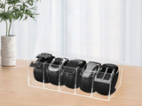 Clear Acrylic Organizer, 5 Compartments, Closet Use, Ideal for Belts and Accessories, Sleek Design V1369-AZ3-W-17181