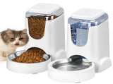Cat Feeder Automatic Cat Feeder Cat Water Dispenser Cat Feeding Set Pet Care V1107-135-24189