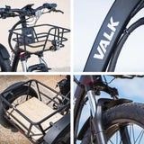 VALK Electric Fat Tyre Tricycle, 500W, Throttle, Hydraulic Disc Brakes, Alloy Frame, Suspension, V219-BIKETCVAF6WA