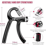 5-in-1 Exercise Set Hand Grippers,Finger Exerciser,Grip Rings & Stress Relief Balls - Perfect V1369-AZ3-W-22301