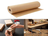 Brown Kraft Paper Roll, Heavy Duty Wrapping Paper for DIY Postal Gift Wrapping and Tabletop V1237-MS-724-026