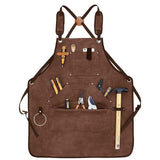 Waterproof Apron Utility Apron Work Apron Industrial Apron Tool Storage Apron - Camel - Size regular V1106-144-44430-CML-REGULAR