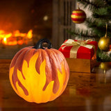Halloween Pumpkin Lantern Battery Operated Jack O Lantern Flame Lighted Pumpkin Party Favor for V1294-YM0717-10353335