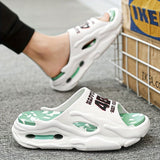 Men'S Slippers EVA Slippers Indoor Outdoor Slippers Beach Slippers Shower - White - Size 44 V1106-935-04245-WHT-44