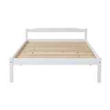 Artiss Bed Frame Double Size Wooden White LEXI WBED-C-001D-137-WH