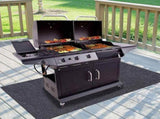 Grill Mat for Under Gas & Charcoal Grills Absorbent, Washable & Reusable Floor Protector for V1366-AZ2-W-11795