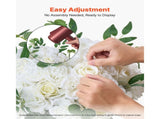 Flower Balls Arrangement Bouquet 10 PCS, 450 mm Diameter Artificial Flower Balls Wedding White Roses V952-ZSHQQXBS177IOA155001V0