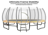 Kahuna Twister 14 ft Springless Trampoline TRM-KAH-ELA-14D
