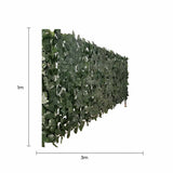 Artificial Ivy Leaf Hedging 3M x 1M Roll V637-1006477