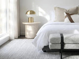 Nobu Sculptural Stone Side Table - Matte Natural Stone V355-IA-ST-NOB-NST