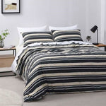 Jason Brighton Charcoal Quilt Cover Set Queen V442-WAM-QUILTCS-BRIGHTON-CHARCOAL-QS