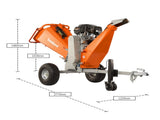 Samland 15hp Loncin Gasoline Engine Powered Tree Branch Wood Chipper Shredder V1060-WC420