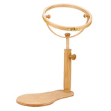 Embroidery Stand Hoop Wood Embroidery & Cross Stitch Hoop Ring Frame Adjustable Sewing Tools S V1294-YM0722-JY03976-01