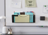Black Magnetic File Holder,File Pocket Mail Organizer,Office Hanging Magazine Rack for V1189-WXFWAL-20260319-00291