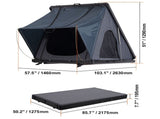 Rooftop Tent Hard Shell 2-3 Person Waterproof for Jeep SUV Truck w/ Ladder V952-CDZPSJKSJKJBEH00WV9