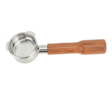 Bottomless Portafilter 54mm 3 Ears Solid Wood Handle Stainless Steel Coffee Bottomless Filter for V1294-YM0703-3113230088811