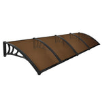 Mountview Window Door Awning Outdoor 1M X 4M Brown 1x4M OD1006-1X4-BK