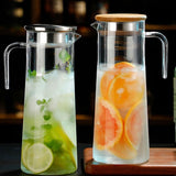 Clear Acrylic Water Pitcher with Lid Transparent for Home and Office V1192-AZ-W-25021