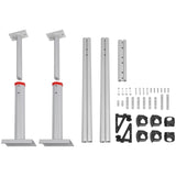 Truck Rack, 363lbs Capacity, 19-34in Adjustable Height, Aluminum Ladder Rack for Truck with 8 V952-PKHJLXJB71INCO9JWV0