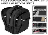Large Travel Laptop Backpack, Business Anti Theft Slim Sturdy 18 Inch Laptops Waterproof Bag with V1369-AZ3-W-11545