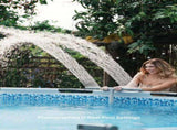Upgrade Pool Fountain - Dual Spray Water Fountains for Above Ground/Inground Pools, 2-in-1 V1107-125-05519