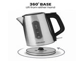 Morphy Richards Equip Stainless Steel Kettle and Toaster Set 1.7L Jug Kettle & 4 Slice Long Slo MREQ-17KT-4STS