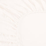 Ramesses 1000TC Linen Bamboo Fitted Sheet Combo Set White Double V442-KIT-FITTEDSS-LINENBAMBOO-WHITE-DS
