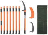 Manual Pole Saw, 2.24 m-8.24 m Extendable Tree Pruner, Sharp Steel Blade High Branches Trimming, V952-SDGZJBXZZK8M8DKWOV0