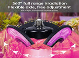 Grow Lights for Indoor Plants 360 LEDs Full Spectrum Red Blue Light Full Coverage 90&deg Collapsible V1294-YM0901-H48494