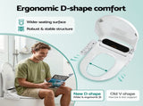 Cefito Smart Electric Bidet Toilet Seat LED Display Heated Dryer WaterMark BIDET-ELEC-371D-WH
