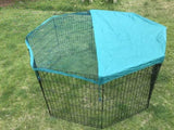 YES4PETS 6 Panel Dog Cat Exercise Playpen Puppy Enclosure Rabbit Fence With Cover V278-PL24-6WCOVER