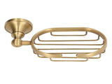 Wall Soap Dish Bottom Hollow Design Retro Style Keeping Tidy Decorative Practical Copper Stainless V1294-YM0626-3112220088411