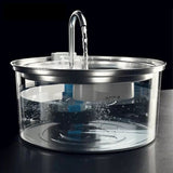 304 Stainless Steel 3.2L Pet Water Fountain with Triple Filtration, Ultra-Quiet Pump, and V1341-ZY-6K3URG8R-C1