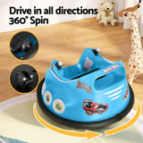 Kids Ride On Car Bumper Electric Toys Cars Light Remote Angry Birds Sticker Blue RCAR-BUMPER-BU