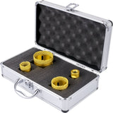 Diamond Drills 4PCS Diamond Hole Saw 25/35/50/68mm Tile Hole Saw Kit Vacuum Brazed Diamond Drill V952-JT420355068MMJN3HV0