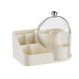 Makeup Brush Holder with Lid 360 Degree Rotating Cosmetic Organizer Desktop Box Skincare V1294-YM0901-3117250188311