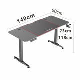 Gaming Standing Home Office Lift Electric Height Adjustable Sit To Stand Motorized Standing V255-GAMINGSD-1160