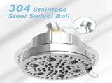 Shower Arm 10 in Bundle with 9 Mode Filtered Shower Head, Chrome V1258-DP02-C-568