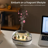 Micro-Landscape Raindrop Humidifier & Aromatherapy Diffuser, Add Essential Oils, USB Powered V1232-XJXXJ-001