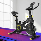 Everfit Spin Bike Exercise Bike Cardio Gym Bluetooth APP Connectable EB-B-SPIN-04-BK