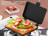 Breakfast Sandwich Maker Press Camping Cooker - Nonstick Frying Pan Pancake Maker Omelet Cooker with V1366-AZ2-W-12947